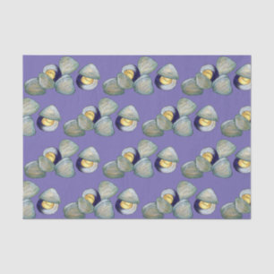 Papier Mousseline New England Clams Clambake Beach Summer Seafood