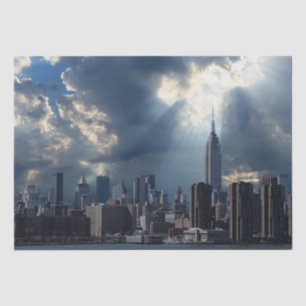 Papier Mousseline New York City Découpage 15x20 Tissu Paper