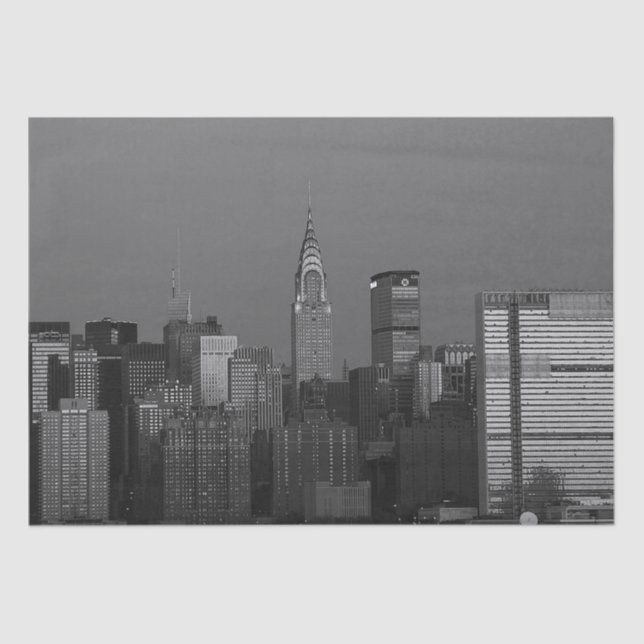 Papier Mousseline New York City Manhattan Empire State Building This (Recto)