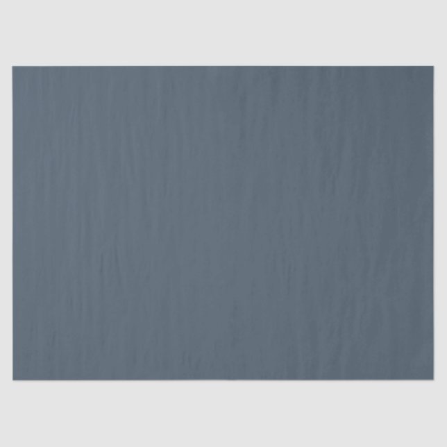 Papier Mousseline Newburyport bleu couleur solide (Recto)