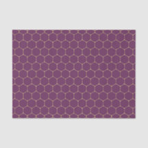Nid d'abeille violet et or (modèle 15 de la série