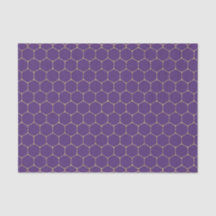 Nid d'abeille violet et or (modèle 16 de la série