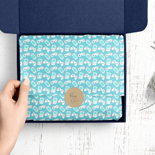 Papier Mousseline Niveau supérieur Retro Video Game Motif