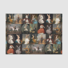 Noble Bunnies Portrait Collection Decoupage