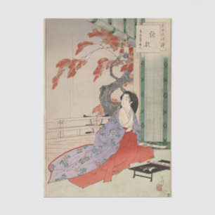 Papier Mousseline Nobles dames de la période Tokugawa, 36 Beautés