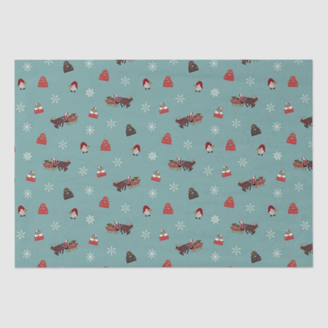 Papier Mousseline Noël (Recto)