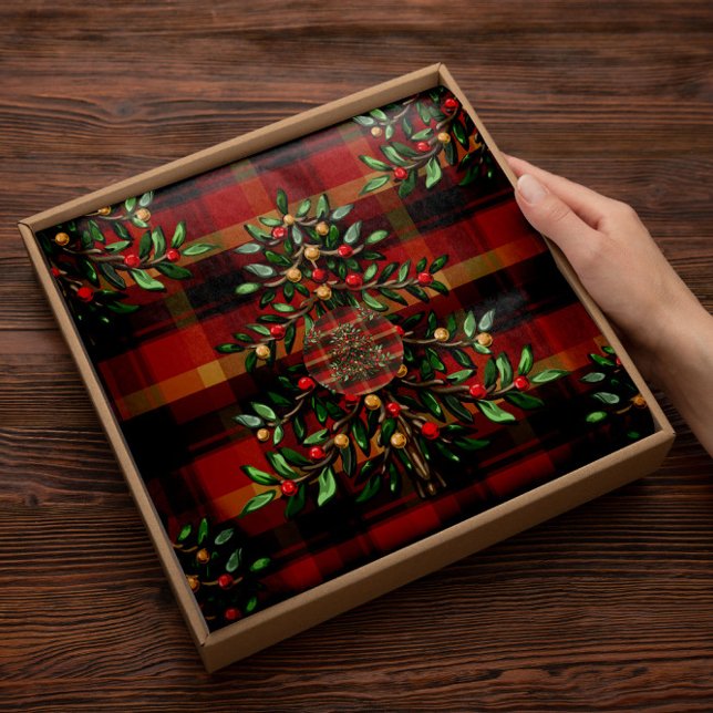 Papier Mousseline Noël Arbre Planté | Papier Tissus (Créateur téléchargé)