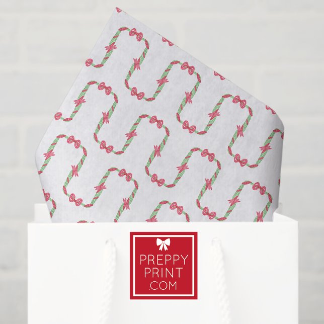 Papier Mousseline Noël Arc-en-ciel à pois rouges en aquarelle (Créateur téléchargé)
