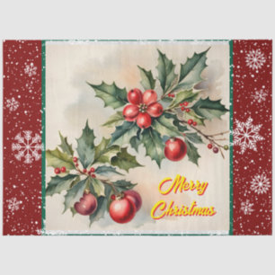 Papier Mousseline Noël belle collection Festive tendance