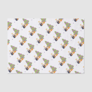 Papier Mousseline Noël d'ange de pingouin