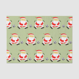 Papier Mousseline Noël de football