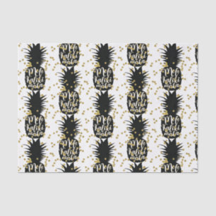 Papier Mousseline Noël de Hawaïen d'ananas de Mele Kalikimaka