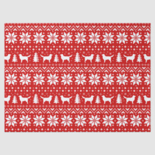 Papier Mousseline Noël de tintement de chiens d'arrêt de canard de