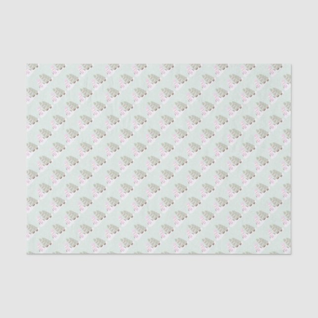 Papier Mousseline Noël des motoneiges (Recto)