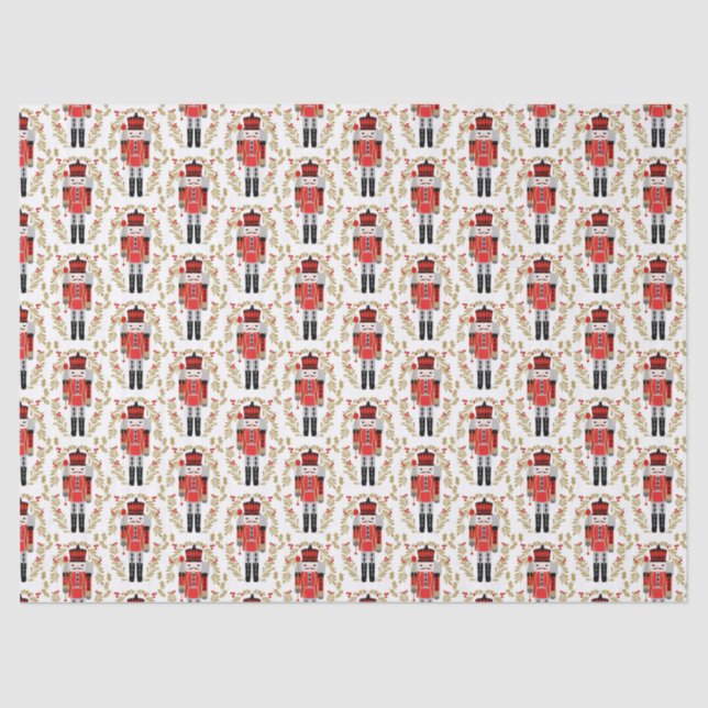 Papier Mousseline Noël des Noirs de craquelins du Nutcracker Ballet (Recto)