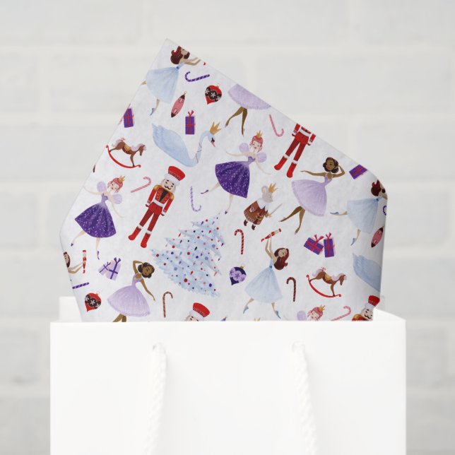 Papier Mousseline Noël des noisettes géantes (Sac cadeau)