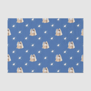 Papier Mousseline Noël Jésus Sages Hommes Anges