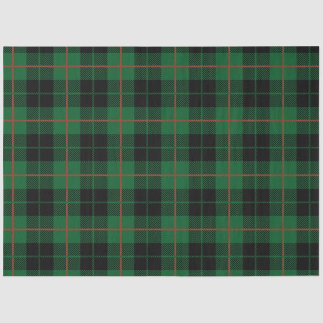 Papier Mousseline Noël Plaid Series Design 19 (Recto)