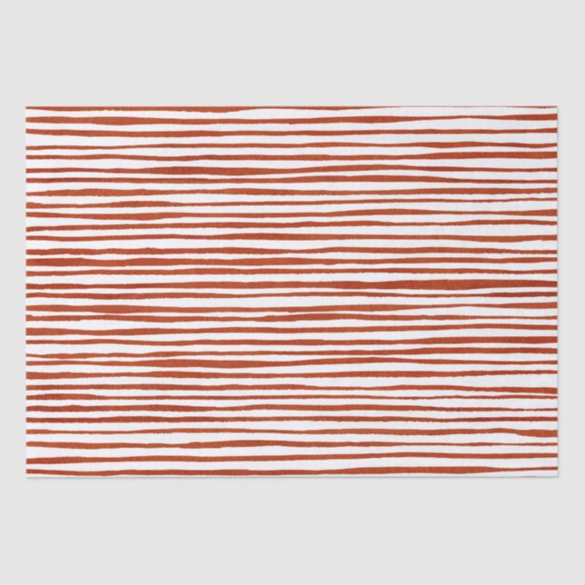 Papier Mousseline Noël Russe Red Stripes (Recto)