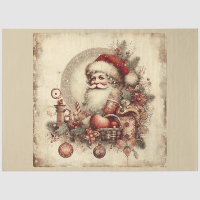 Papier Mousseline Noël Série de conception passée 19 (Recto)