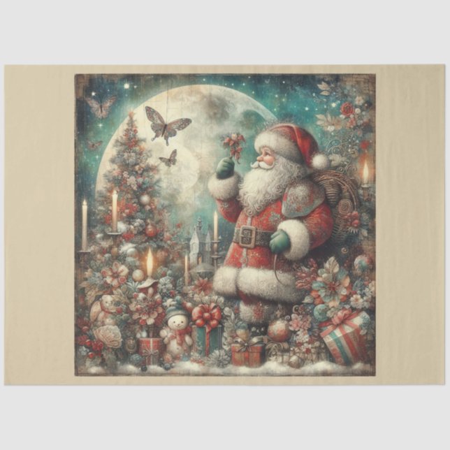 Papier Mousseline Noël - Série de conception précédente 30 (Recto)