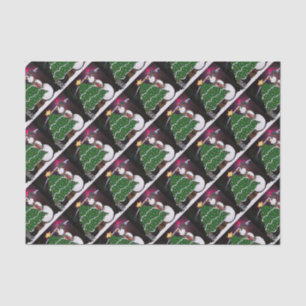 Papier Mousseline Noël Snowman Surprise Holidays