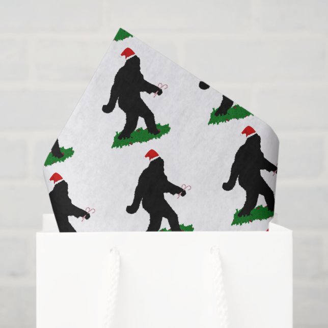 Papier Mousseline Noël Squatchin' (Sac cadeau)