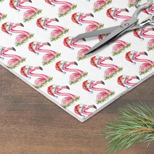 Papier Mousseline Noël sur une plage tropicale (Tropical Beach Christmas Tissue Paper)