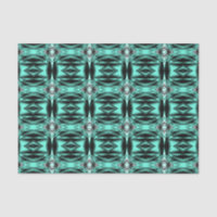Noir Blanc Turquoise Ombre Art Abstrait moderne