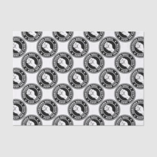 Papier Mousseline noir du nord de logo d'âme