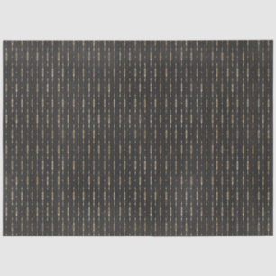 Papier Mousseline Noir et Gold Circus Series Design 17