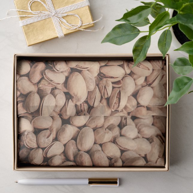 Papier Mousseline Noix de pistache (Cadeau)
