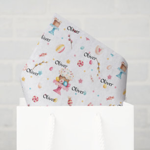 Papier Mousseline Nom, bonbons d'œufs décoratifs motif de Pâques-pri