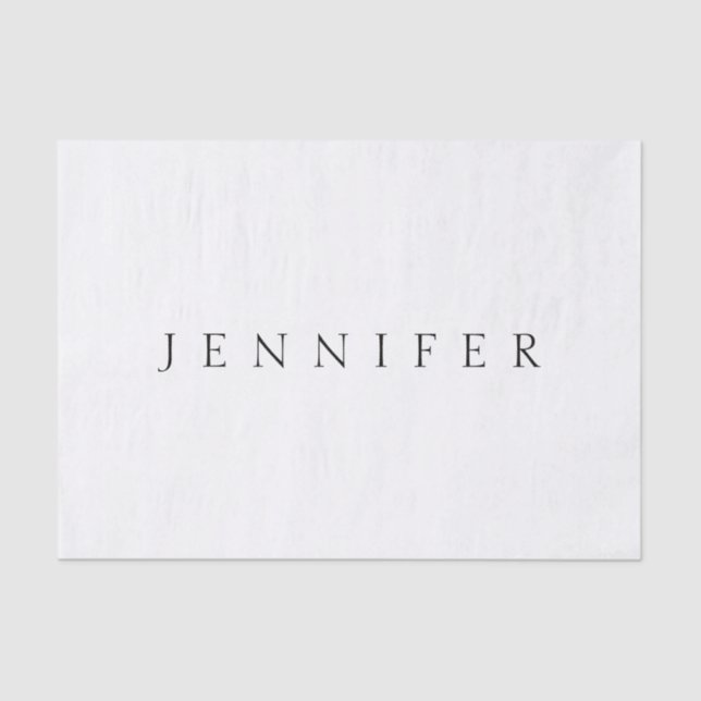 Papier Mousseline Nom classique (ou mot) (Recto)