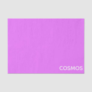 Papier Mousseline Nom de couleur pourpre cosmos