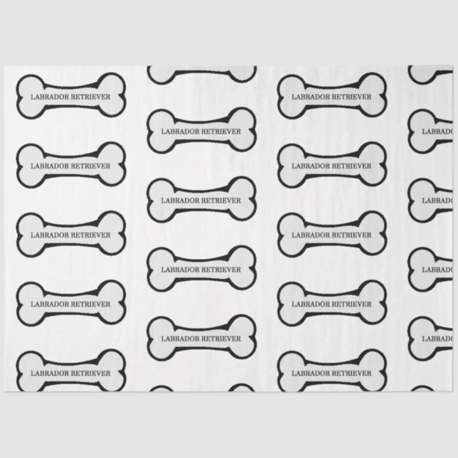 Papier Mousseline nom du laboratoire sur l'os (Recto)
