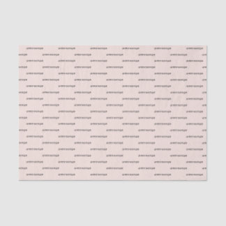 Papier Mousseline Nom du magasin Chic Boutique Motif Blush Pink