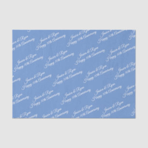 Papier Mousseline Noms do-it-yourself, Année Anniversaire, Script bl