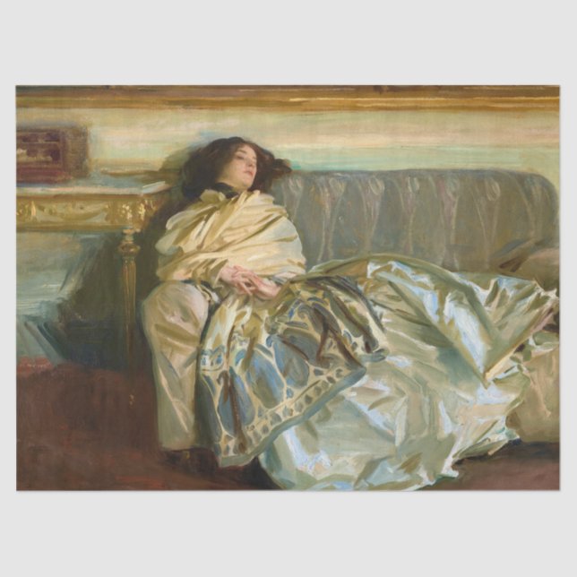Papier Mousseline Nonchaloir, Repose de John Singer Sargent (Recto)