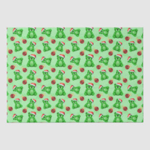 Papier Mousseline Nounours de Noël mignons