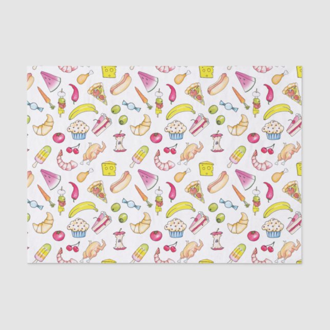 Papier Mousseline Nourriture (Recto)