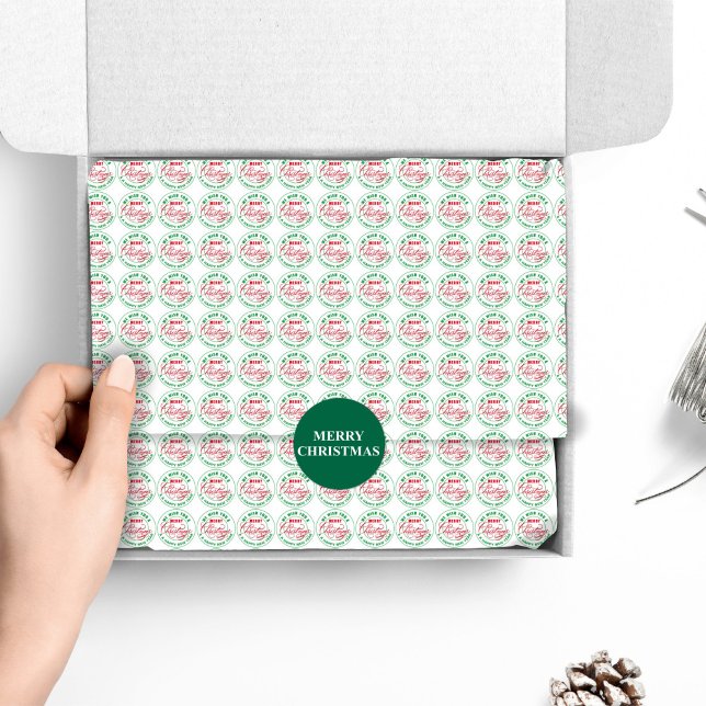 Papier Mousseline Nous Vous Souhaitons Un Joyeux Noël (Créateur téléchargé)