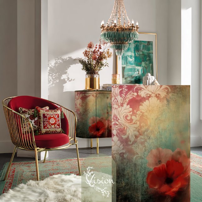 Papier Mousseline Nouveau Impressions Motifs et patine florale (Nouveau Impressions, Patterns, Patina and Floral, Decoupage Tissue Paper.)