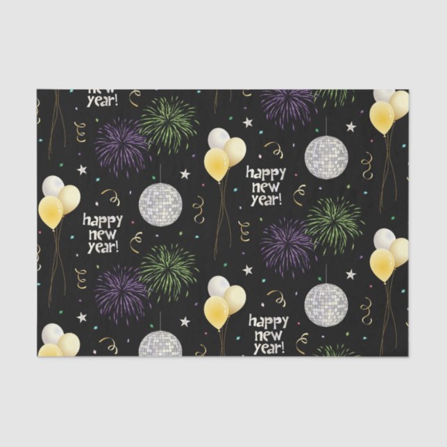 Papier Mousseline Nouvel an (Recto)