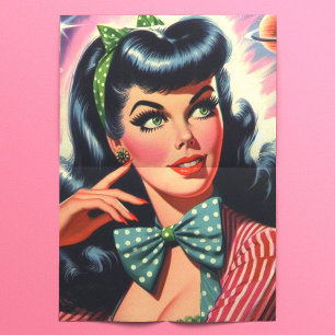 Papier Mousseline Nouvelle broche vintage vers le haut