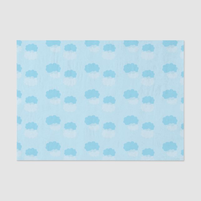 Papier Mousseline Nuages (Recto)