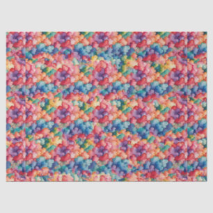 Papier Mousseline Nuages arc-en-ciel