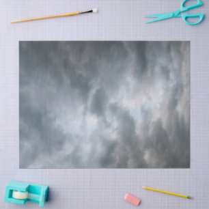 Papier Mousseline Nuages de tempête en panne