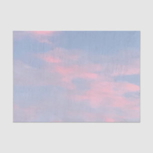 Papier Mousseline Nuages roses personnalisables