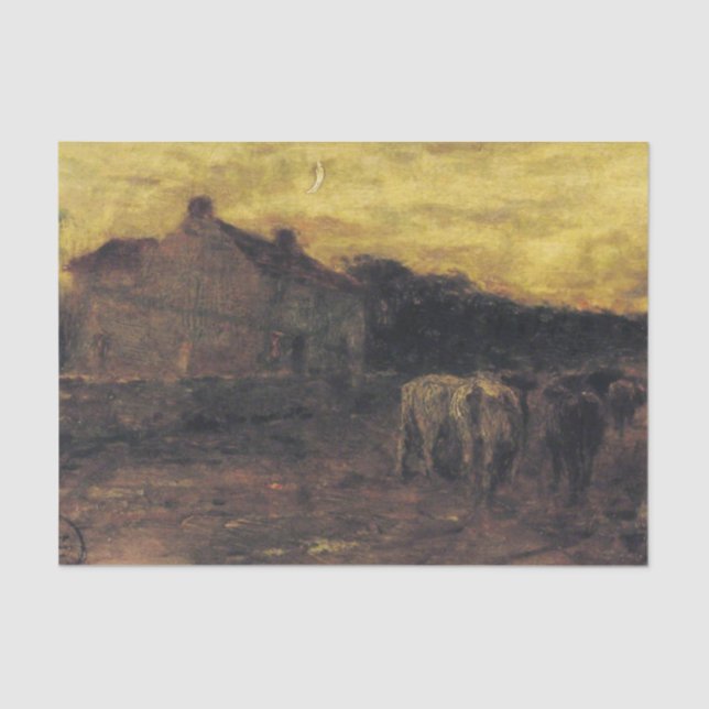 Papier Mousseline Nuit approchée par Edward Stott (Recto)